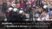 White Helmets thrill hundreds at last parade in Dorset