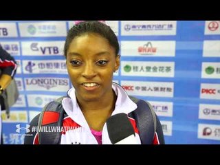 Simone Biles - Interview - 2014 World Championships - Qualifications