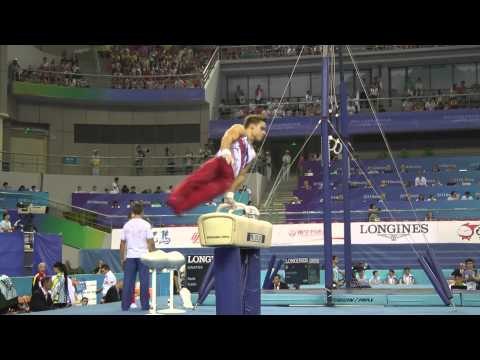 Sam Mikulak - Pommel Horse - 2014 World Championships - Men’s Team Final