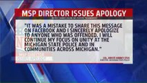 Michigan State Police Head Apologizes for Post Calling Protesting NFL Players 'Degenerates'