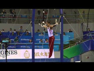 Sam Mikulak - Still Rings - 2014 World Championships - Men’s All-Around Final