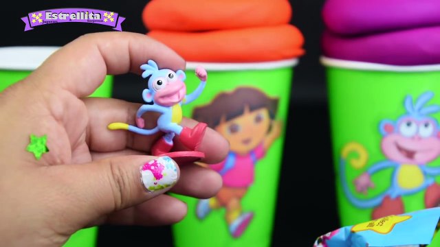 DORA LA EXPLORADORA Helados de Plastilina play doh Bolsitas Sorpresas Juguetes sorpresas en español