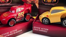 Disney Cars 3 Toys Revvin Lightning Mcqueen & Revvin Jackson Storm Cruz Ramirez New cars Toys
