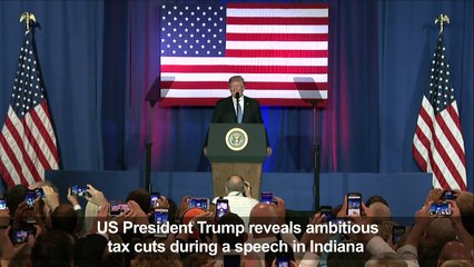 Trump warns hurricanes will hit US growth