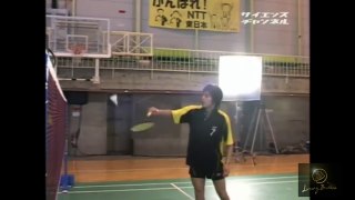 배드민턴 헤어핀 선수의 헤어핀 클라스 셔틀콕이 춤을춘다 / Badminton players spin hairpin High Speed Camera Analysi