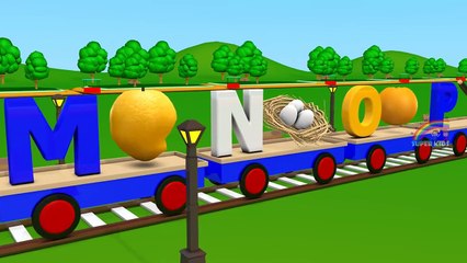 An Alphabet Train, Learning alphabets for kids, abc train youtube