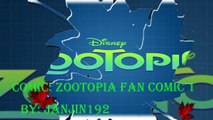 Zootopia Comic | Nick x Judy | Zootopia Fan comic part 1