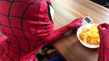 SPIDERMAN vs Evil Clown FUN PRANK Captain America w/ Superheroes In Real Life by SuperHero Kids