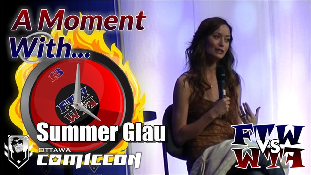 A Momemt With... Summer Glau - on being a Terminator (Ottawa ComicCon 2014)