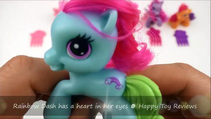 new MY LITTLE PONY McDONALDS MLP SET OF 6 HAPPY MEAL KIDS TOYS COLLECTION REVIEW