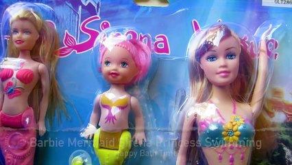 Mainan anak Boneka Lucu Mermaid Tails Sirena Vague Pretend Swimming Pool @LifiaTubeHD