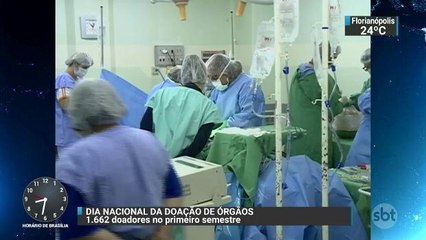 Brasil realizou mais de 12 mil transplantes de órgãos no primeiro semestre do ano