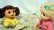 Baby Alive Poops In Bed! Baby Kira Poops! Molly Freaks Out!