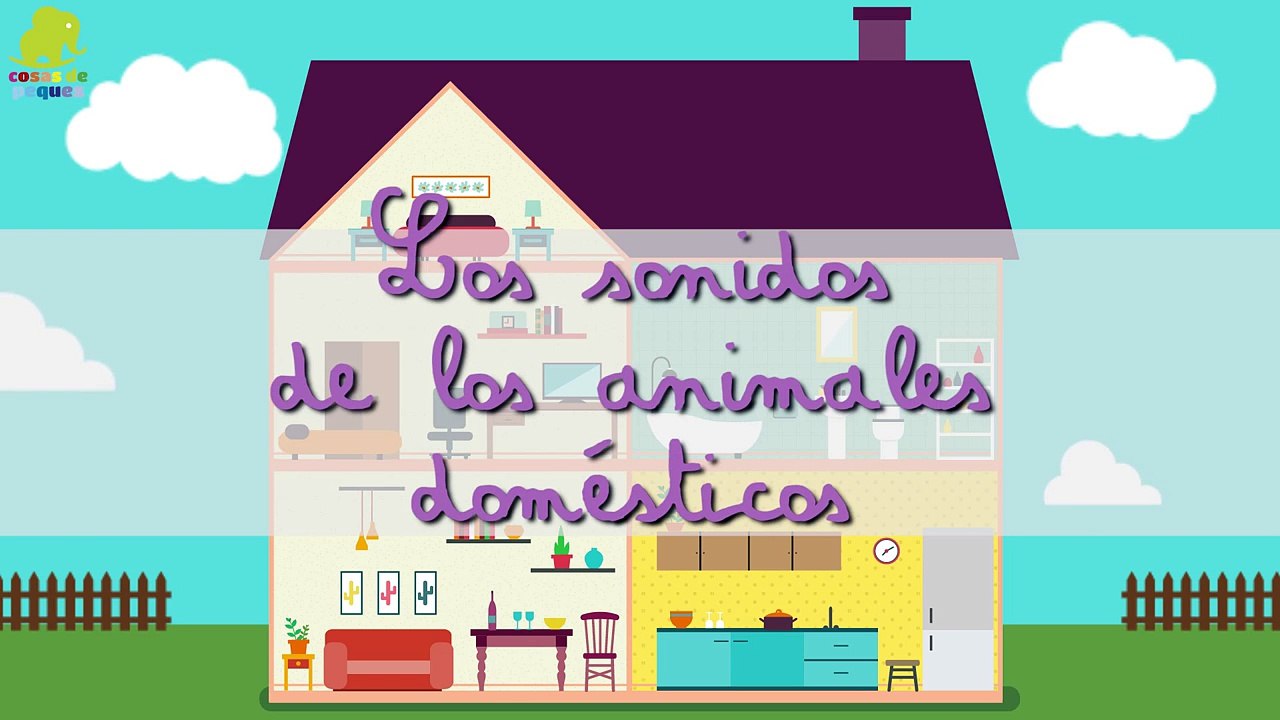 Los sonidos de los animales – Aprender los animales domésticos – Vídeos educativos para niños