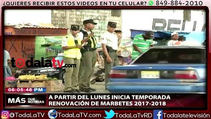 Inicia el próximo lunes temporada de renovación de marbetes 2017-2018-Más Que Noticias-Video