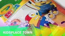 Libro de Minions para Colorear Parte I | Crayola Color Wonder Minions Kidsplace Town
