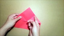 Origami for Kids: How to make an Origami Heart Letter for Valentines