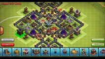 TH9 Base Defense ● Clash of Clans Town Hall 9 Base ● CoC TH9 Base Design Layout (Android Gameplay)