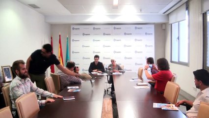 Rueda de prensa de presentación de la iniciativa ’A pie de calle’ en el Barrio de La Fortuna