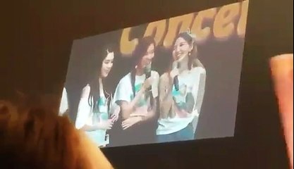 170820 Red velvet wendy's parent came to the concert ENG SUB