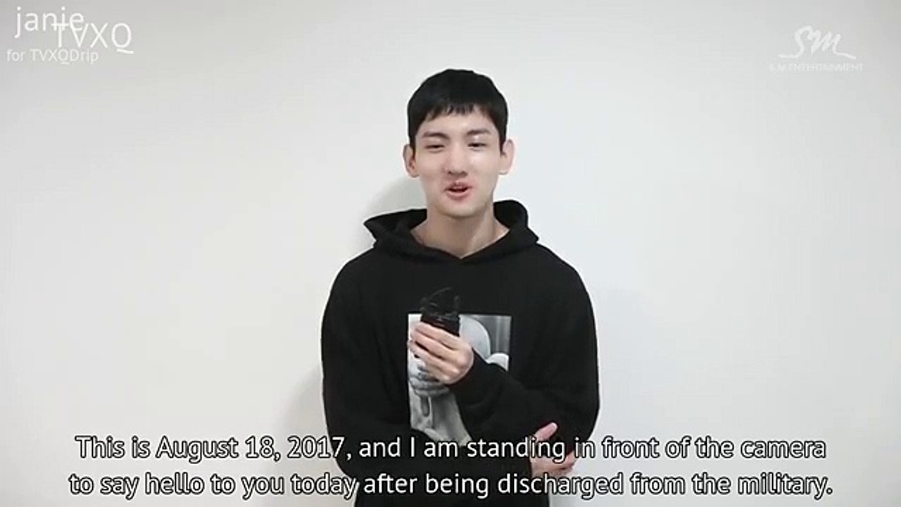 [ENG SUB] TVXQ Changmin's Special Message 170818