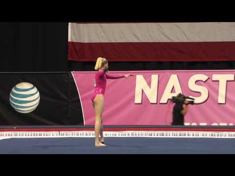 Carly Bauman – Floor Exercise – 2015 Nastia Liukin Cup