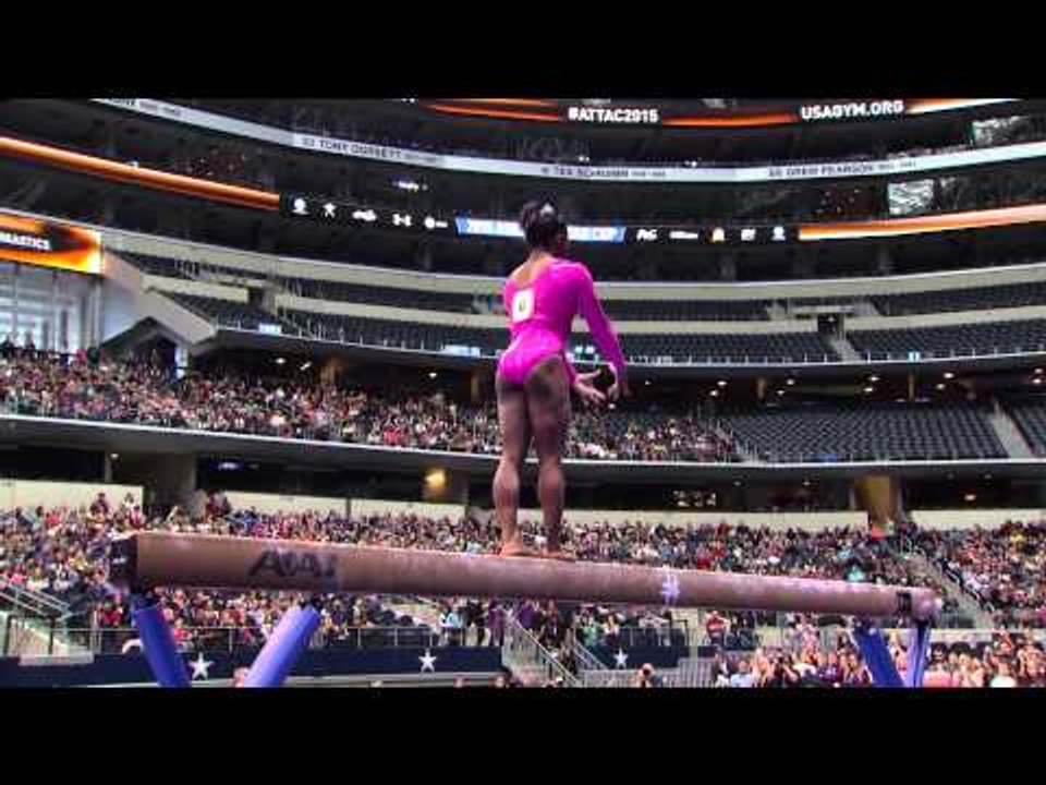 Simone Biles - Balance Beam - 2015 AT&T American Cup - NBC