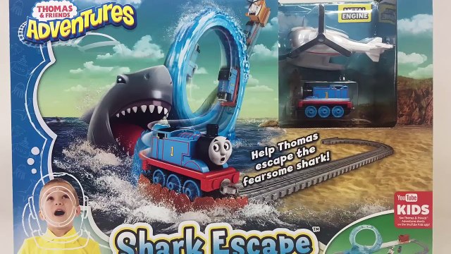 THOMAS & FRIENDS Adventures Shark Escape Train Fisher Price Learn Preschool STEM || Keiths Toy Box