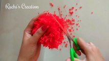 DIY pom pom Teddy Bear | Valentines day gift | Yarn craft | How to make yarn pom pom