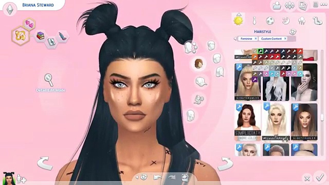 The Sims 4: Instagram Baddie LOOKBOOK + ALL CC LIST