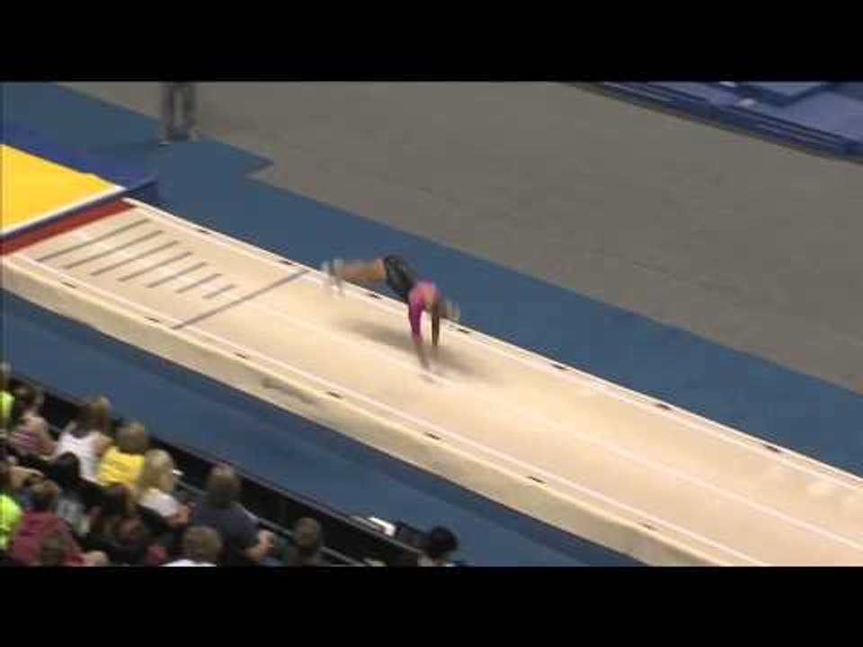Yuliya Brown - Tumbling - Pass 2 - 2015 USA Gymnastics Championships