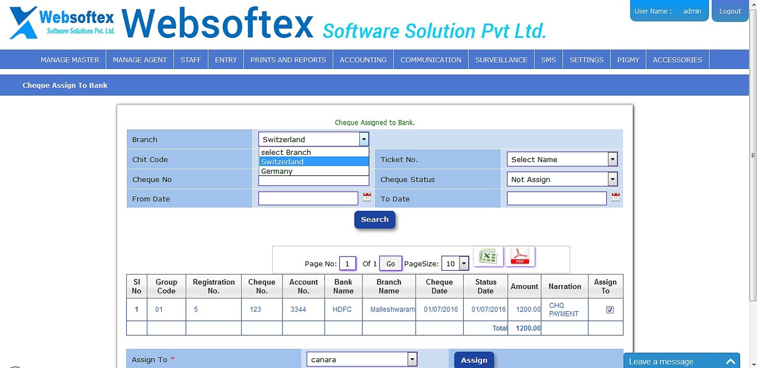 Chit fund management software,Online chit fund software