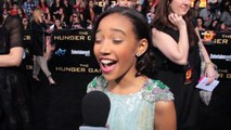 100 Days of Hunger Games Red Carpet: Amandla Stenberg, Willow Shields, and Paula Malcomson
