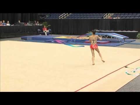 Laura Zeng - Ribbon - 2015 USA Gymnastics Championships