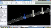 03B. Design and Setting T Column - Design Toll Road by Revit