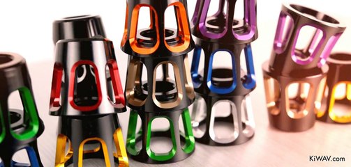 motorcycle bar ends 8 colors tower heavy style with black & silver base | KiWAV