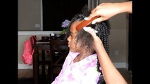 Mini Bantu Knots w/Two-Strand Twistout | Kids Natural Hairstyle | IAMAWOG