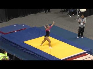 Yuliya Brown - Tumbling Pass 2 - \2015 USA Gymnastics Championships
