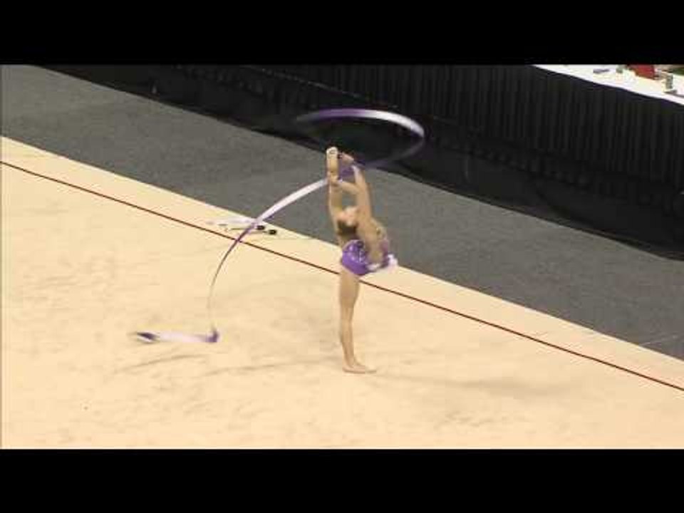 Jazzy Kerber - Ribbon - All-Around Final - 2015 USA Gymnastics Championships