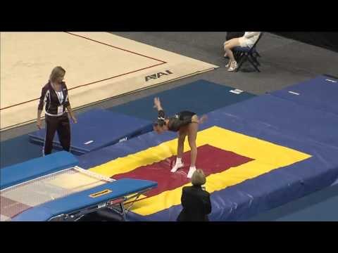 Erin Jauch - Double Mini Pass 1 - 2015 USA Gymnastics Championships