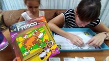 Junior Fresco Kum boyama bu kum boyama farklı oldu.Sand picture , eğlenceli çocuk,toys unboxing