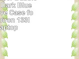 rooCASE Super Bubble Neoprene Dark Blue  Black Sleeve Case for Dell Inspiron 133Inch