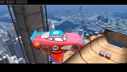 #Minions #Spiderman driving #Spider #McQueen #Cars #Children Nursery Rhyme