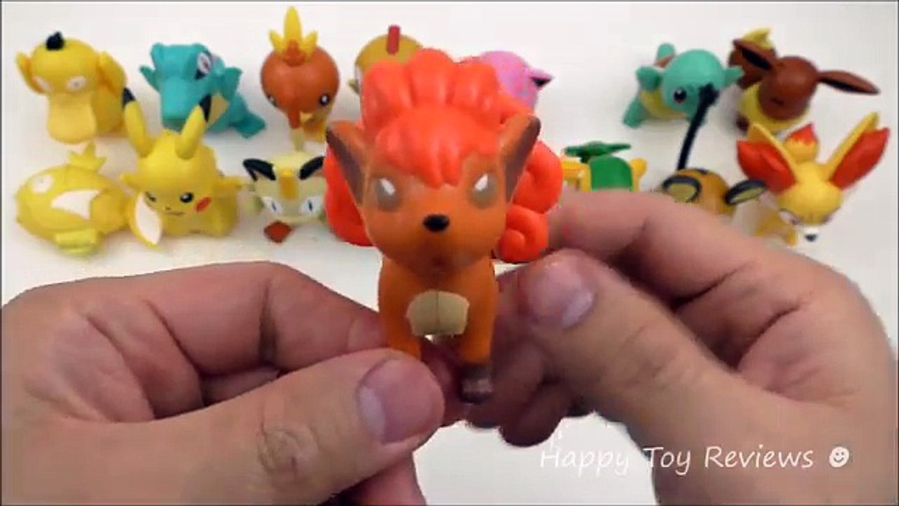 2016 McDONALDS POKEMON GO HAPPY MEAL TOYS COMPLETE SET 16 GENERATION 6 COLLECTION UNBOXING EUROPE