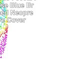 Caseflex Asus F555LA Laptop Case Blue Brick Patterned Neoprene Sleeve Cover