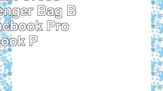 miim Sentimental S Waterrepellent Cross Body Messenger Bag Black for Macbook Pro