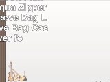 Unik Case Soft Fluffy Fleece Aqua Zipper Laptop Sleeve Bag Laptop Sleeve Bag Case Cover