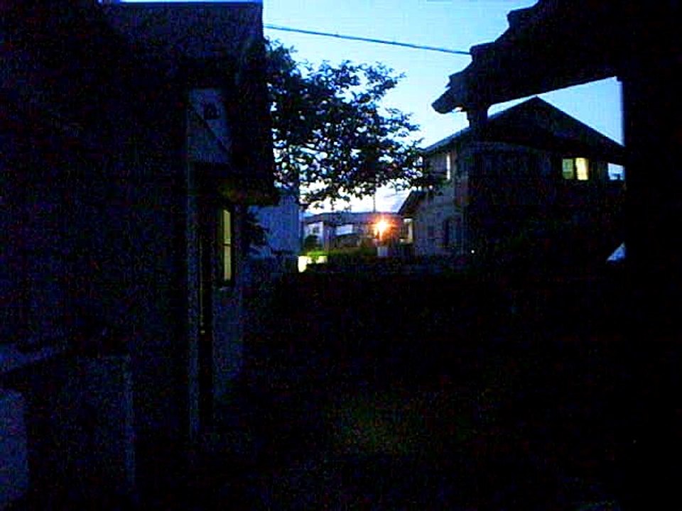 夕方