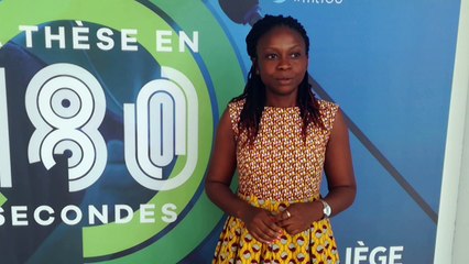 Ama Léthicia Manizan (Côte d'Ivoire) explique l'intérêt du concours "Ma thèse en 180 secondes"