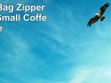 Yoovi Waxed Canvas Messenger Bag Zipper Tote Bag Small Coffee